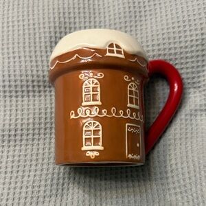 Wondershop Gingerbread Mug with Red Accents